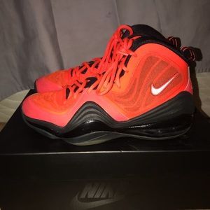 Crimson and black Nike Penny Hardaways